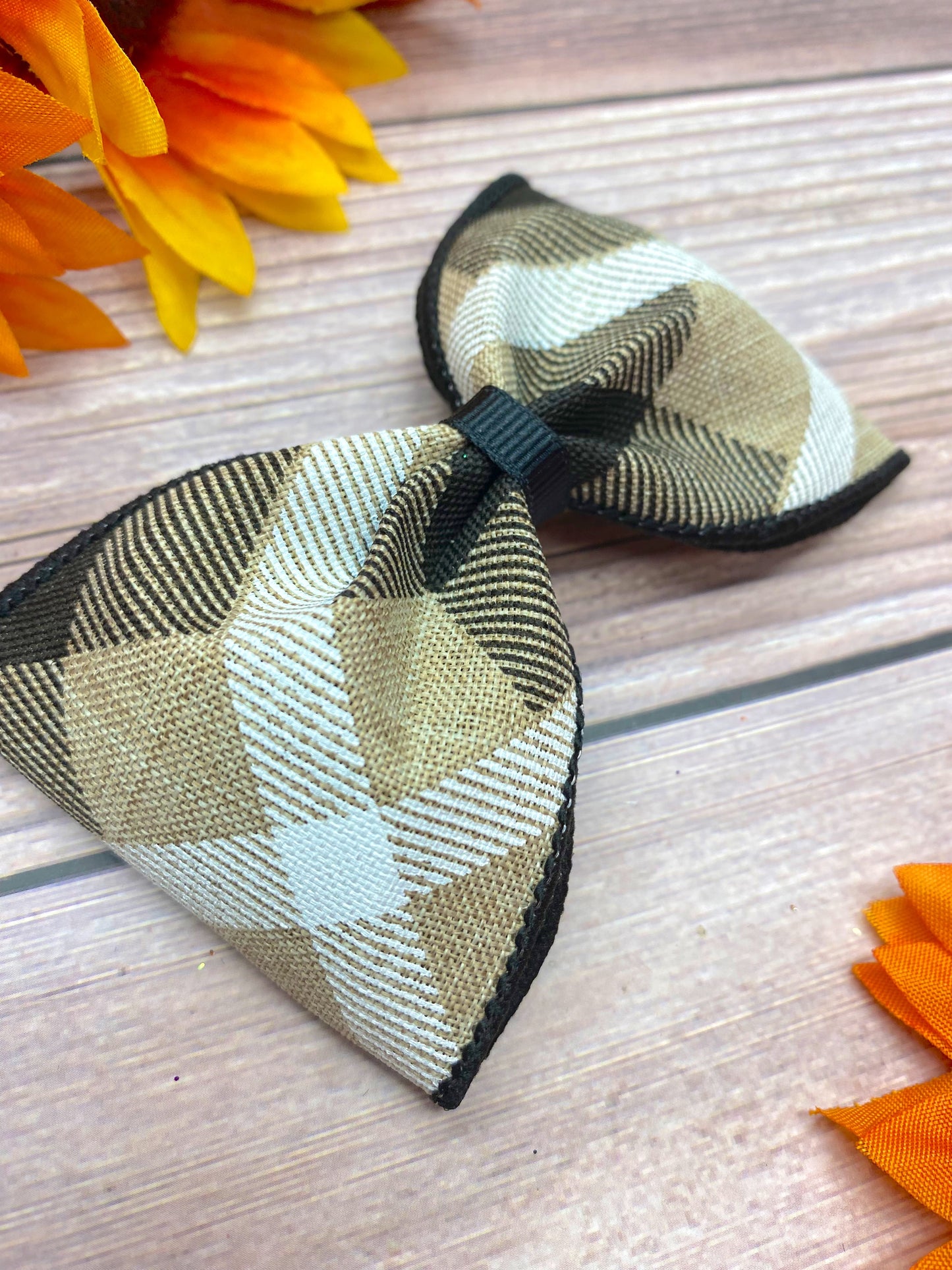 Black and Tan Plaid