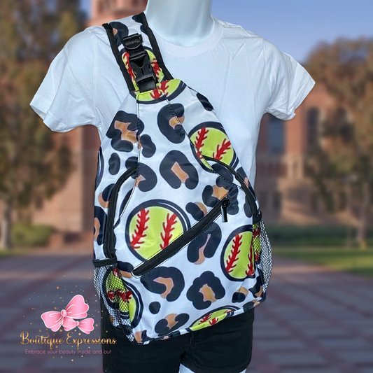 Cheetah Softball Sling Bag