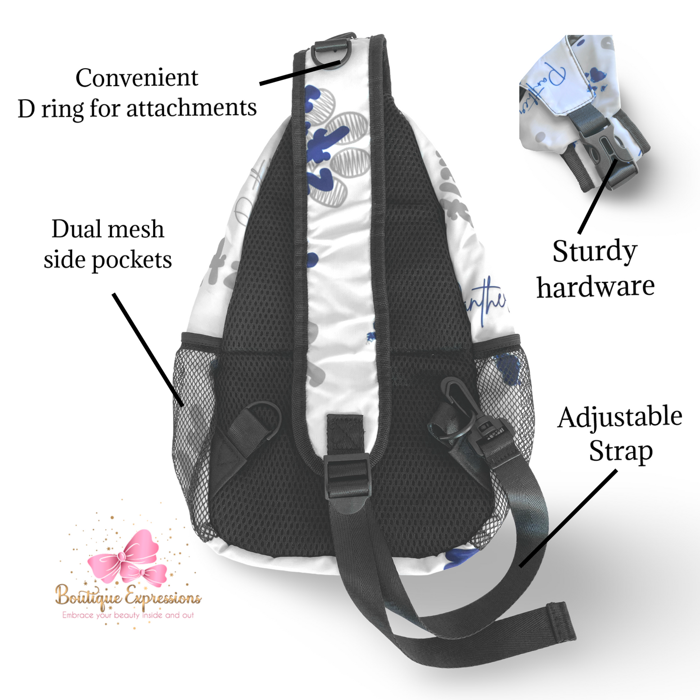 Cheetah Baseball Sling Bag