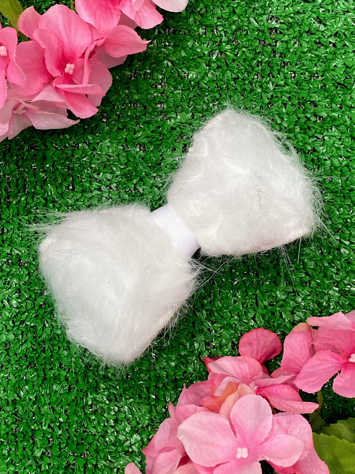White Faux Fur: Easter Bunny Tail