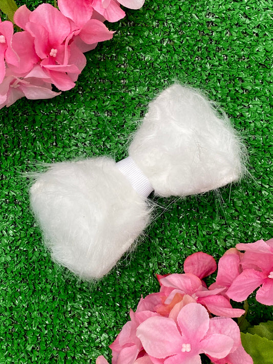 White Faux Fur: Easter Bunny Tail
