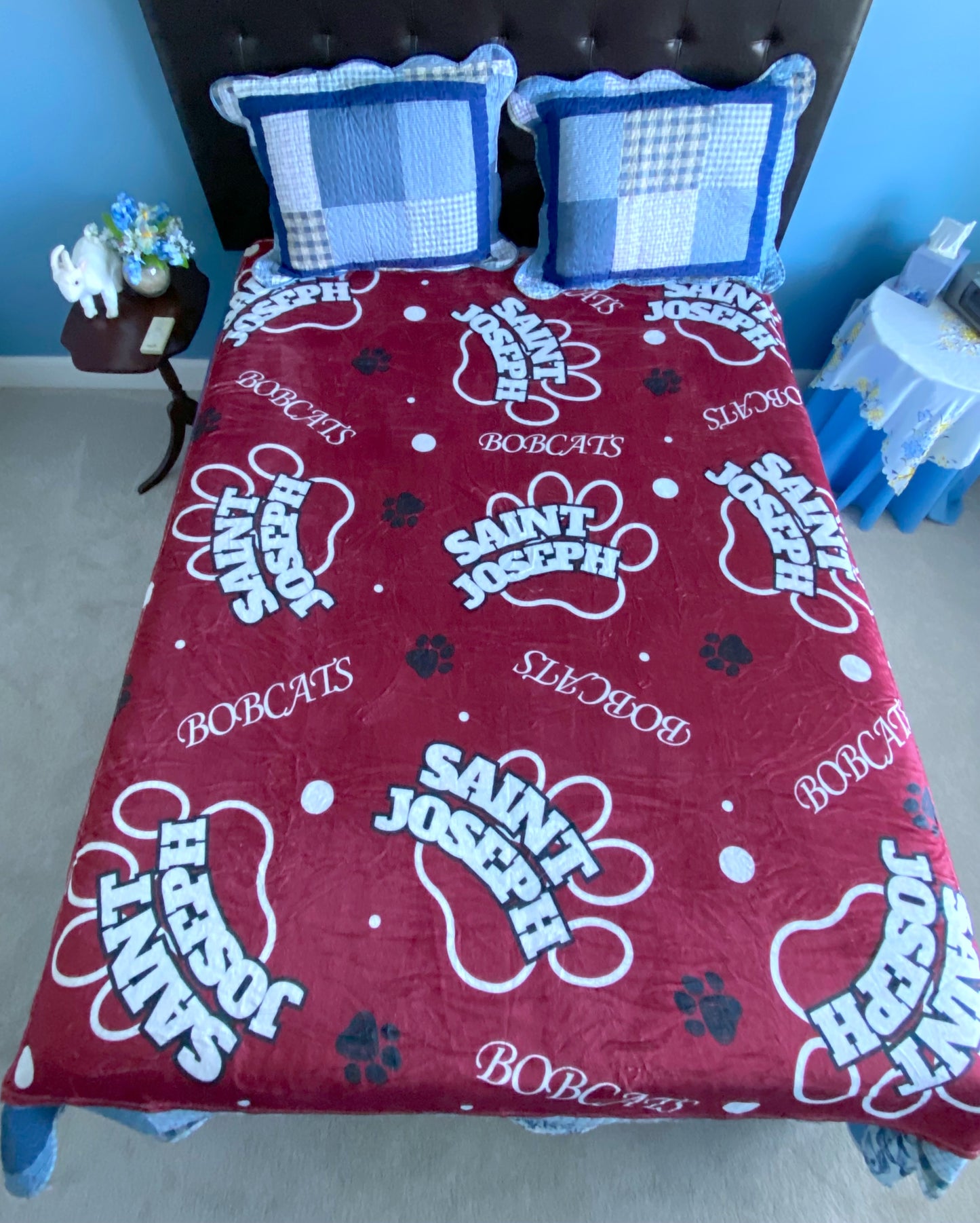 St. Joe Bobcats Oversized Flannel Blanket