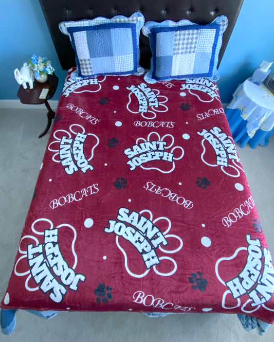 St. Joe Bobcats Oversized Flannel Blanket