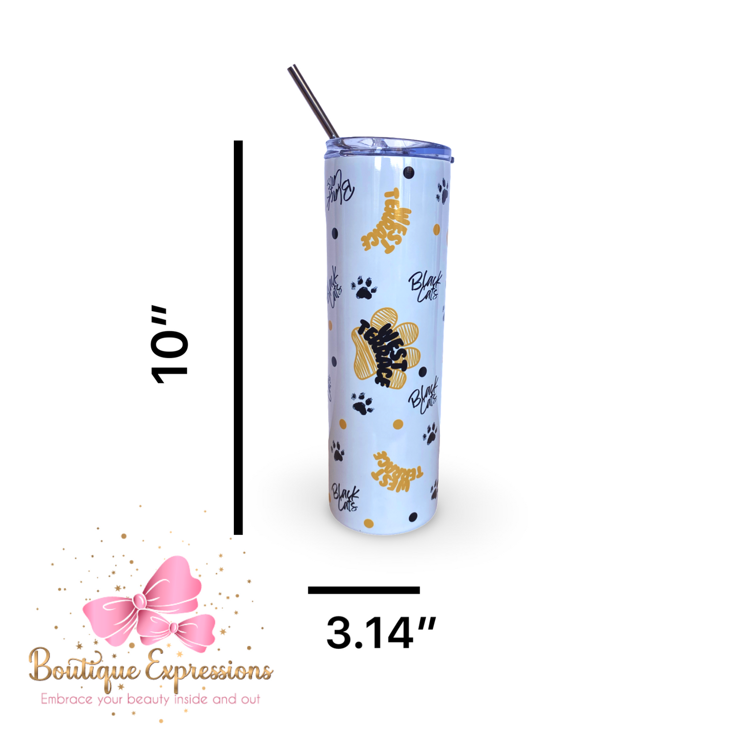 Indiana Spirit Wear 30oz Skinny Tumblers