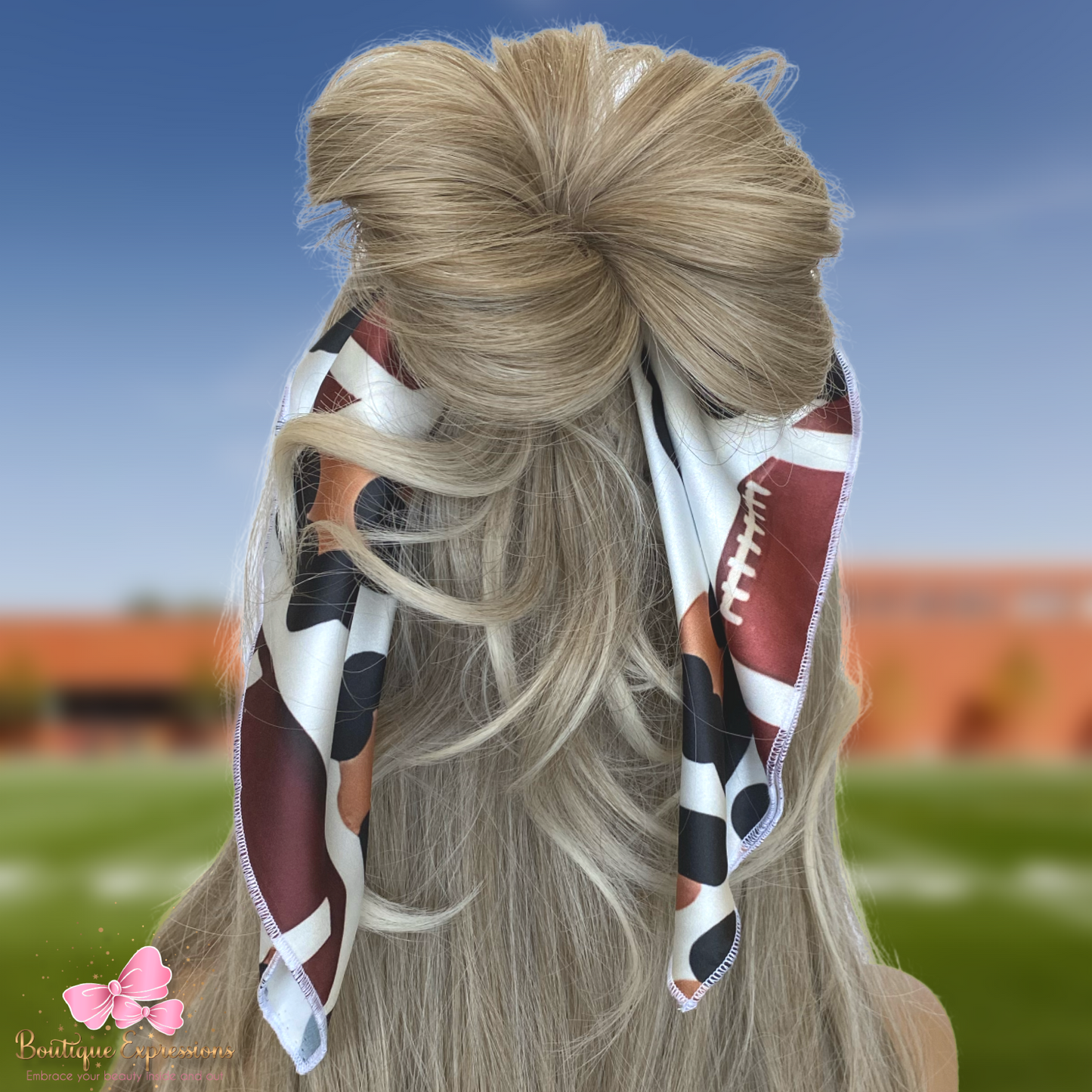 Football Cheetah Velour Bandana