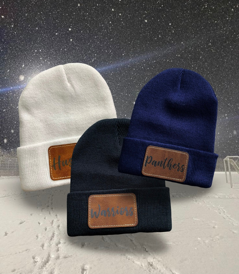 Spirit Wear Patched Sock hats