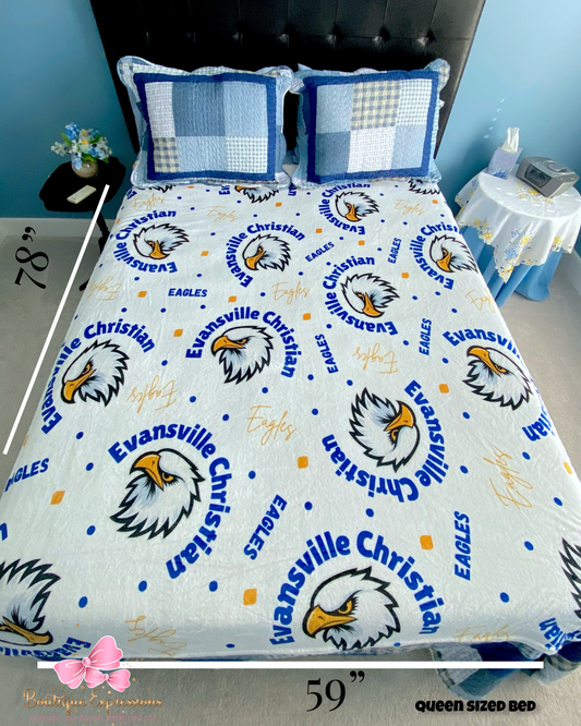 Evansville Christian Eagles Oversized Blanket