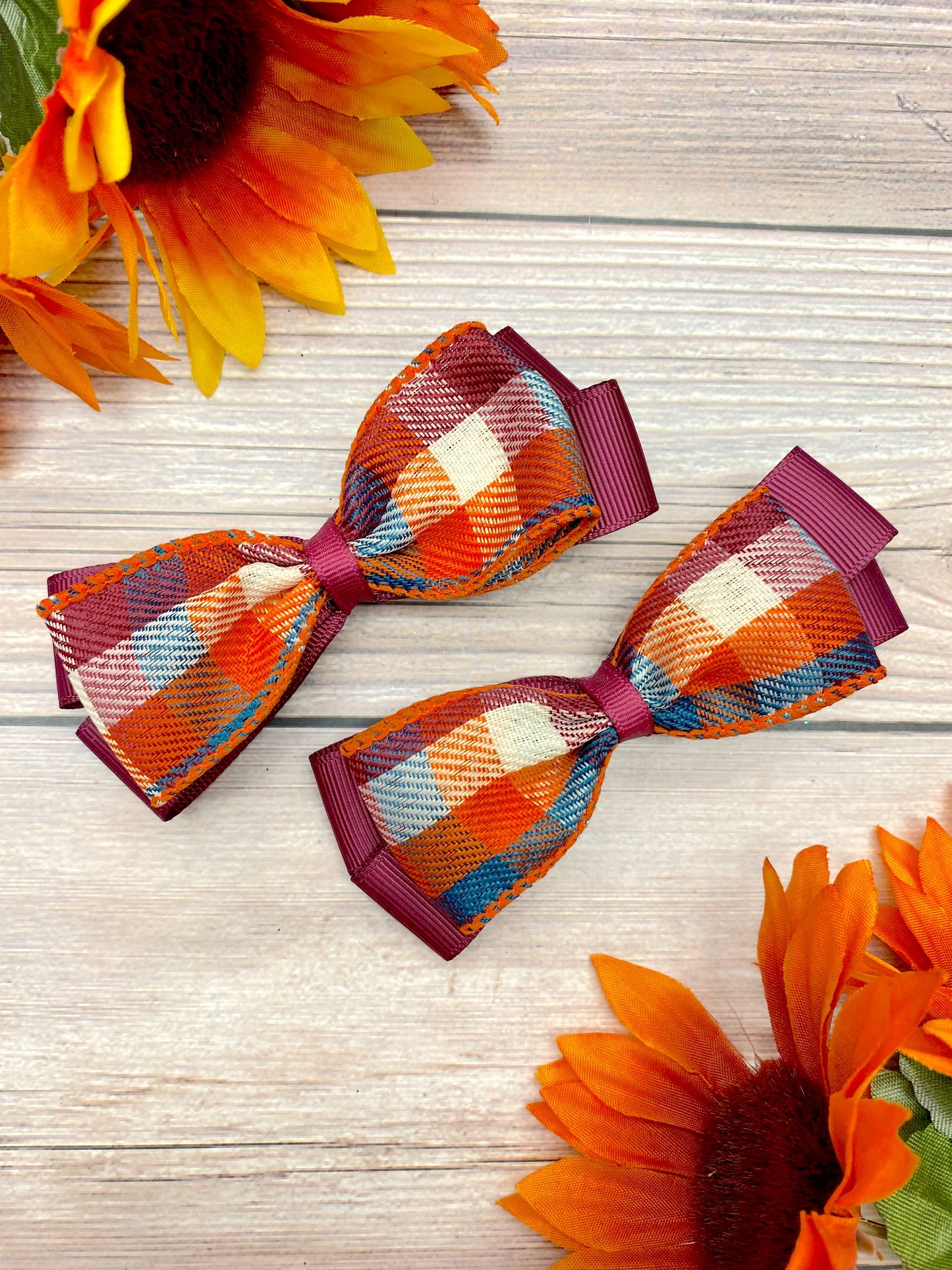 Autumn Teal Plaid