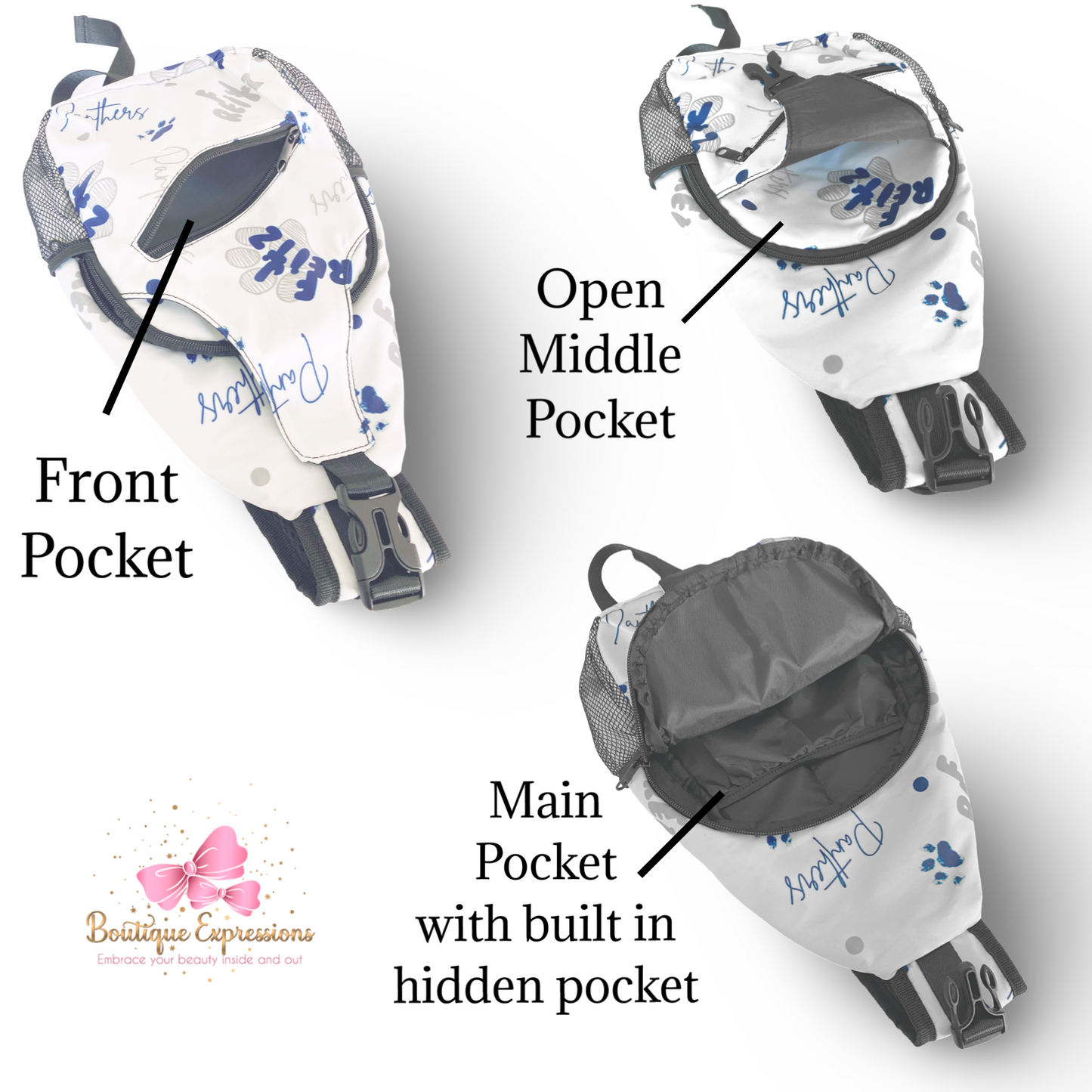 Cheetah Baseball Sling Bag
