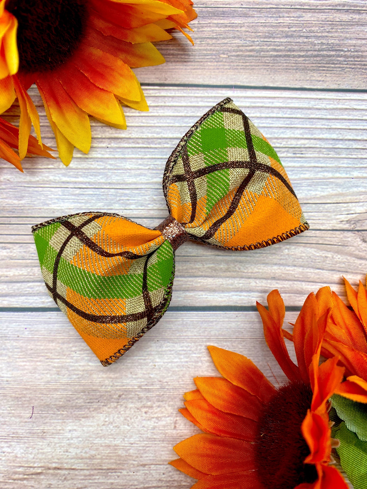 Light Pumpkin Patch Plaid
