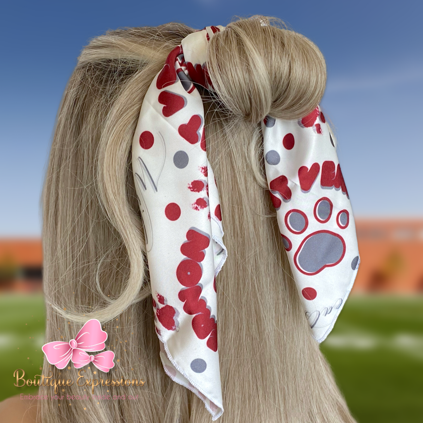 Mount Vernon (white) Velour Bandanna