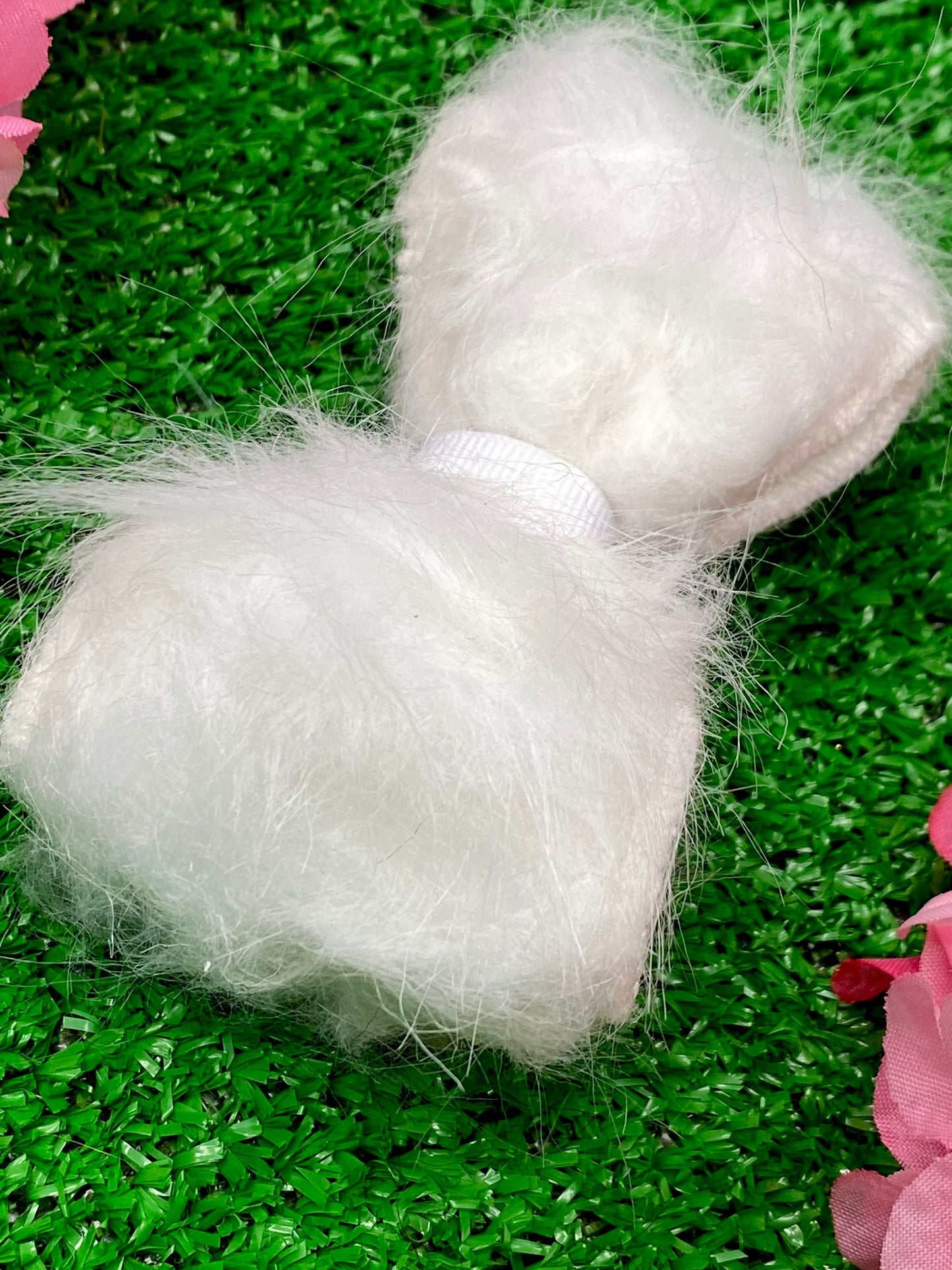 White Faux Fur: Easter Bunny Tail