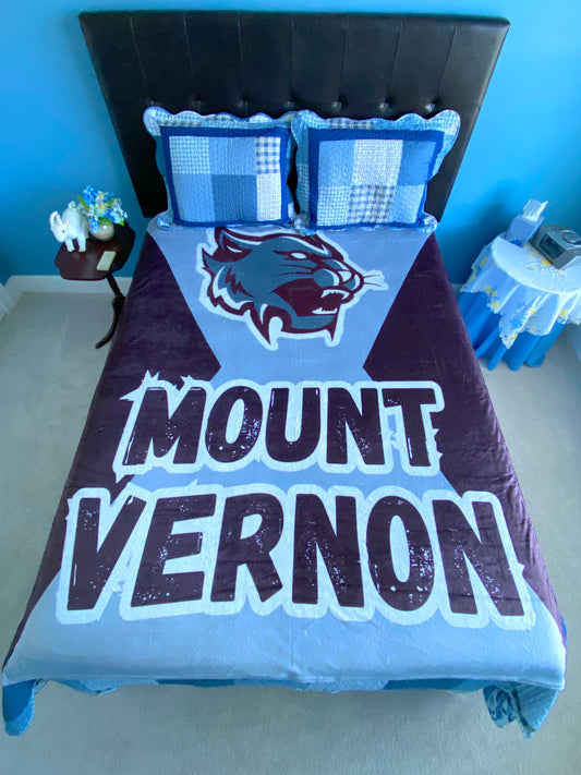 Mount Vernon Wildcats Oversized Blanket (mascot)