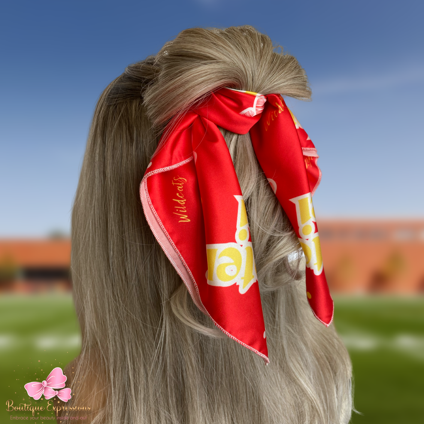 Mater Dei Velour Bandana (Red)