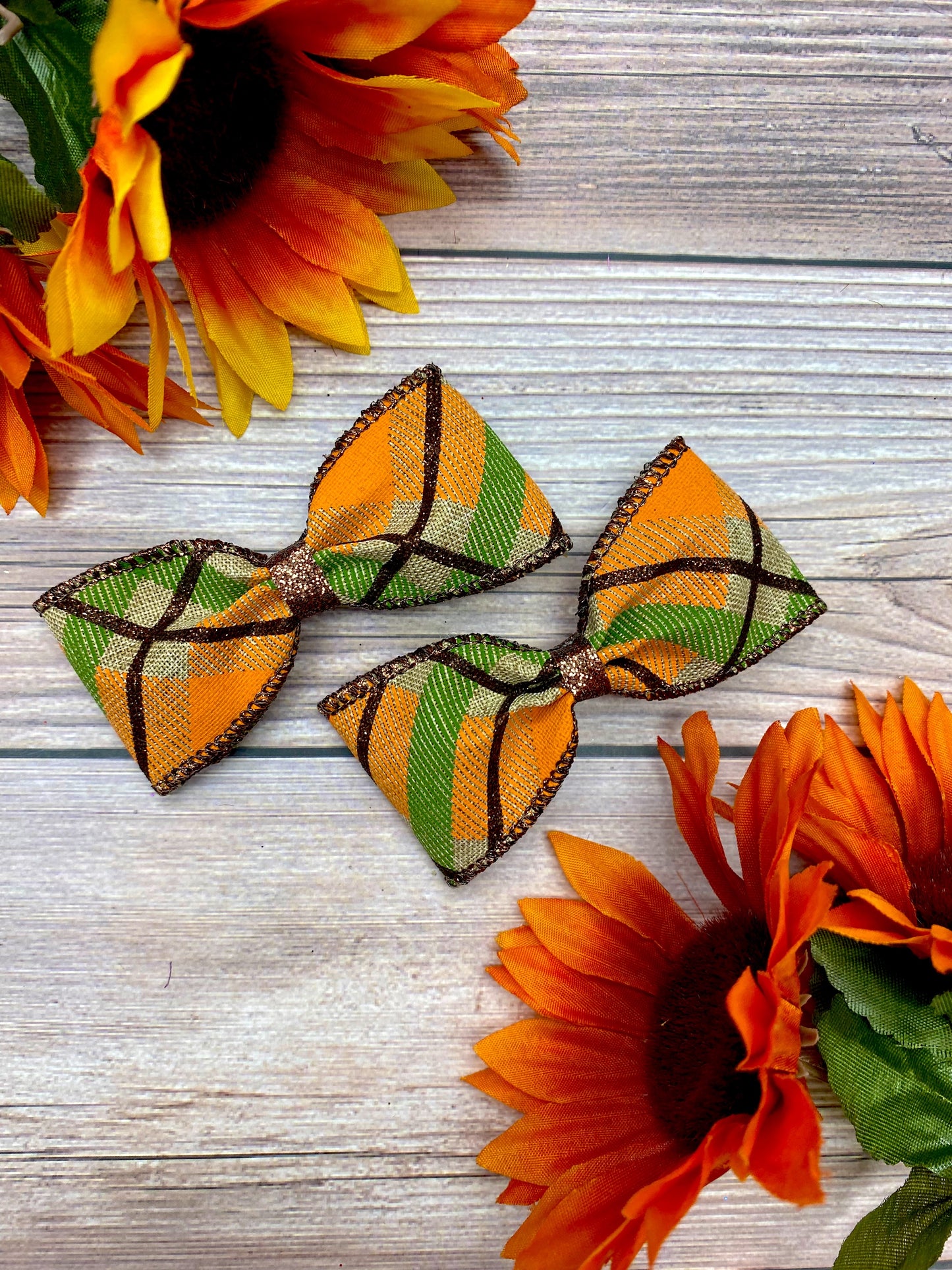 Light Pumpkin Patch Plaid