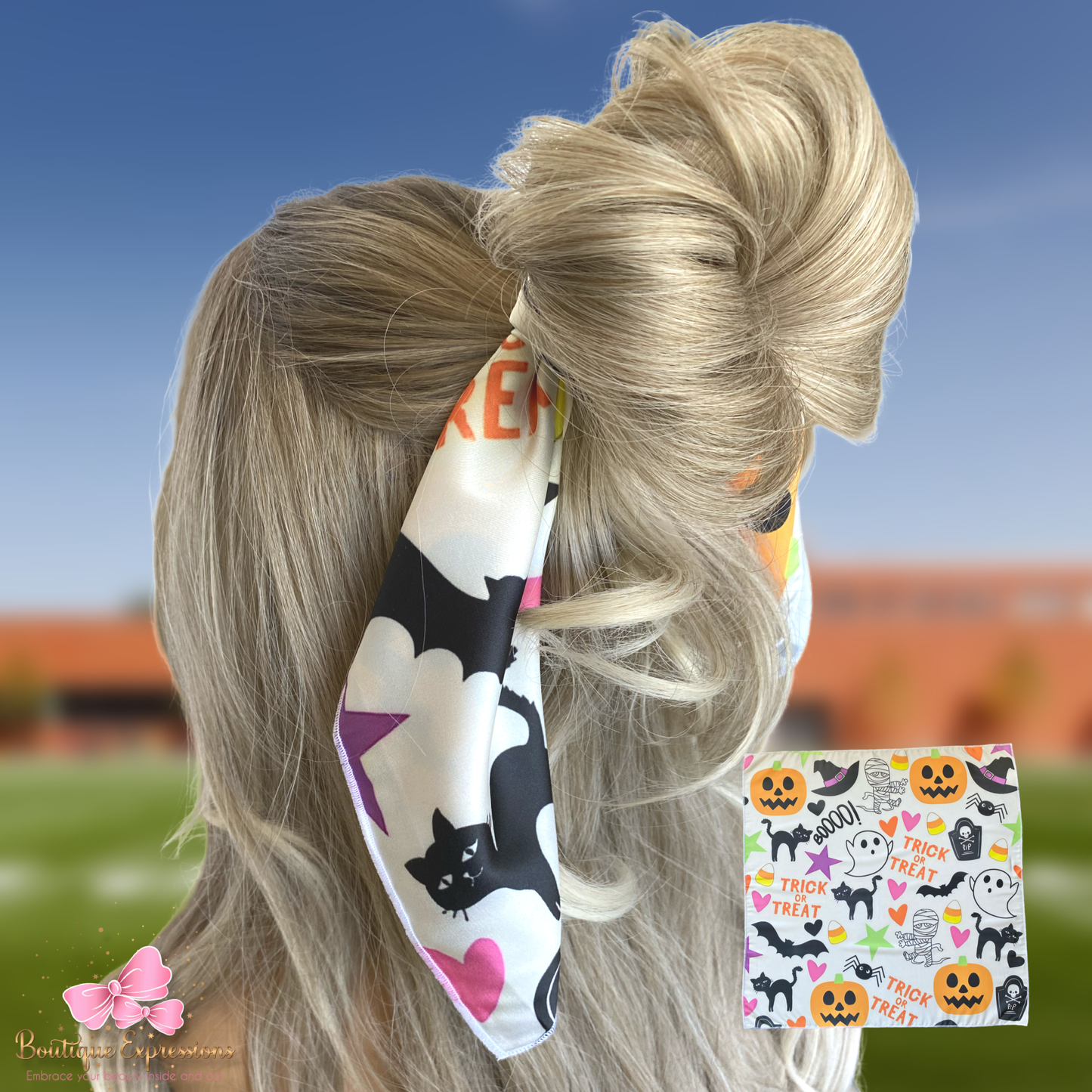 Halloween Fun Velour Bandana