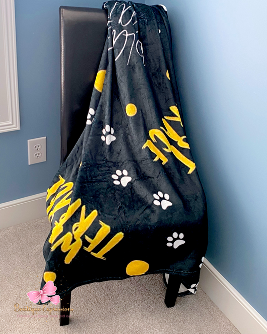 West Terrace Black Cats Oversized Blanket
