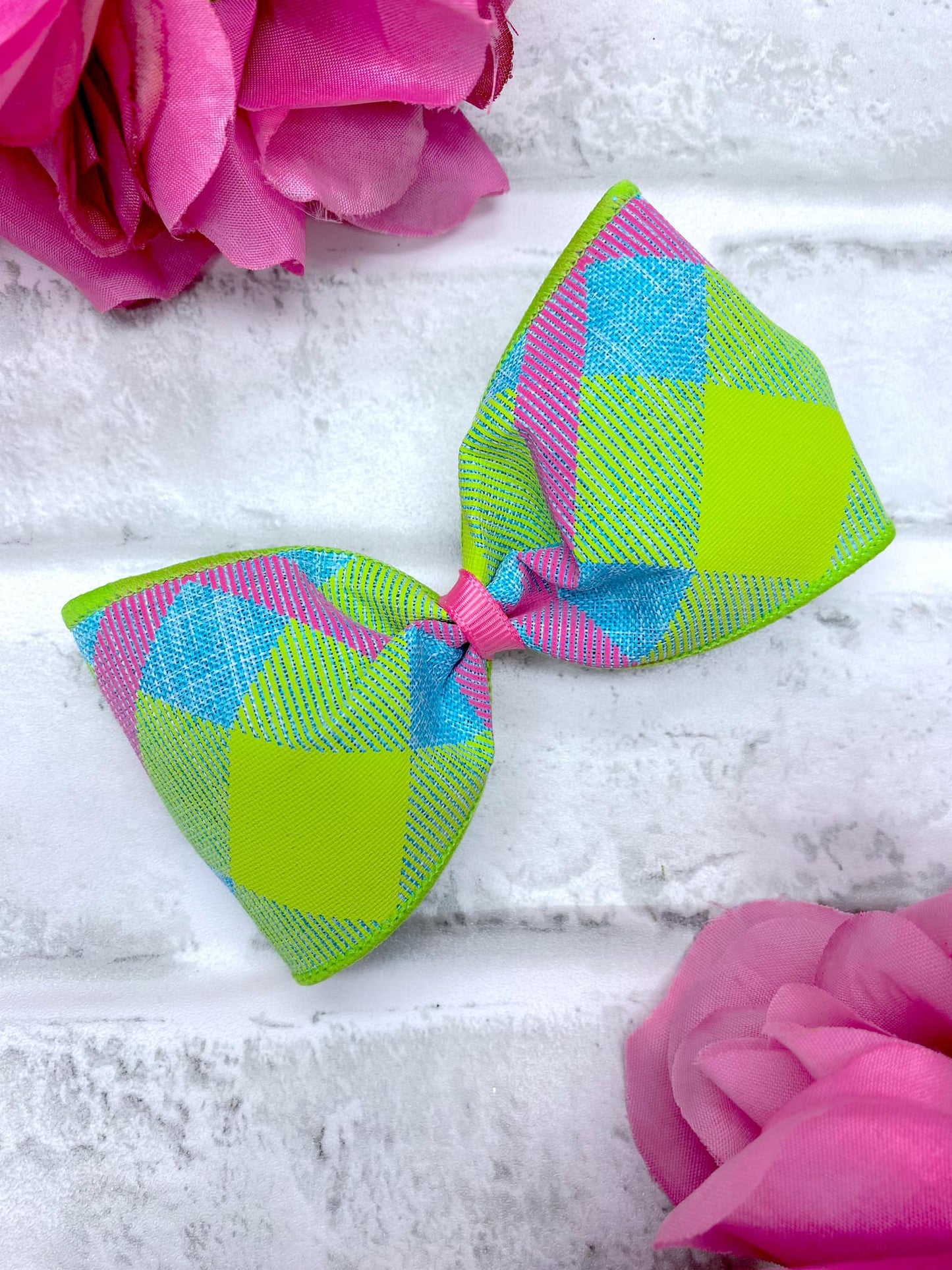 Apple and Pink Plaid