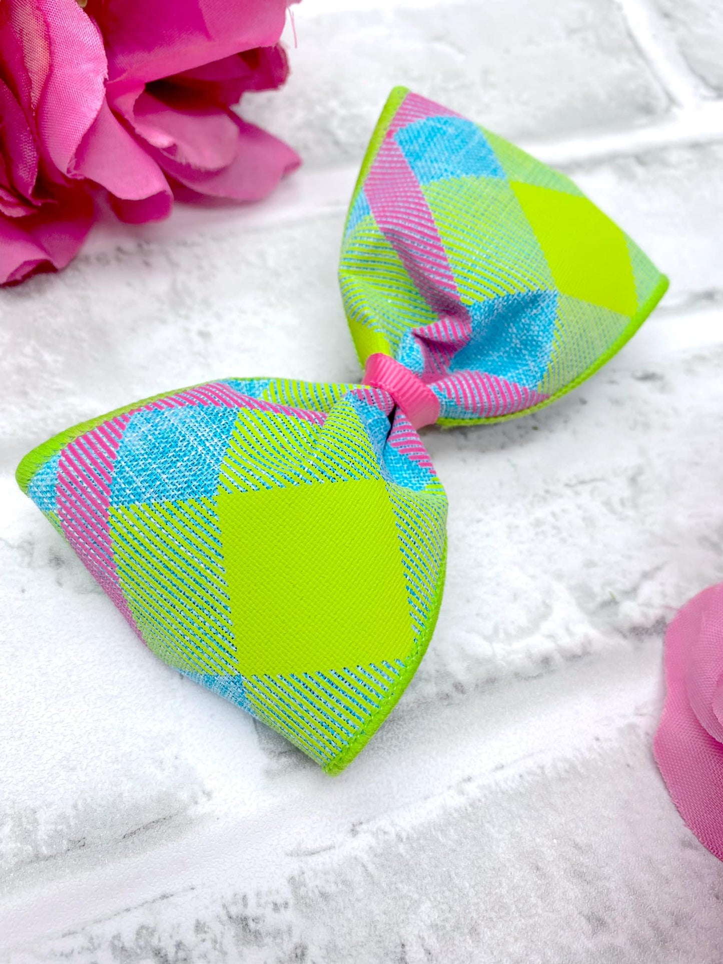 Apple and Pink Plaid