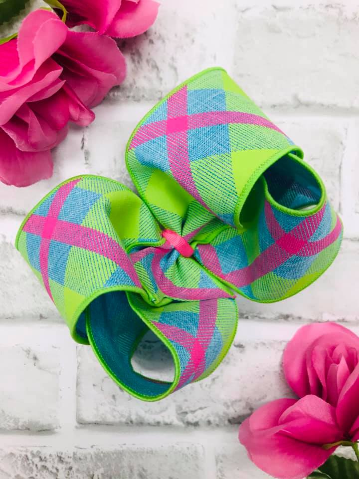 Apple and Pink Plaid