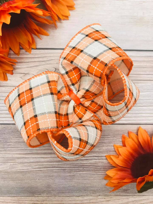 Autumn Stitching Orange and Black