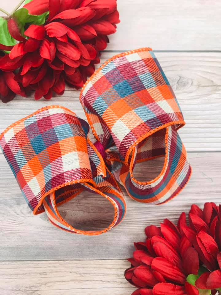 Autumn Teal Plaid