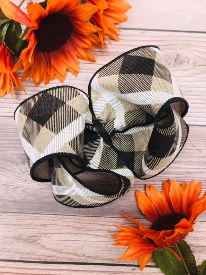 Black and Tan Plaid
