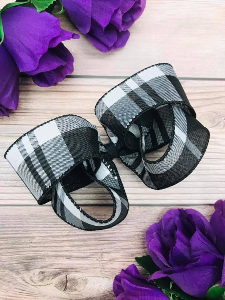 Black and White Plaid