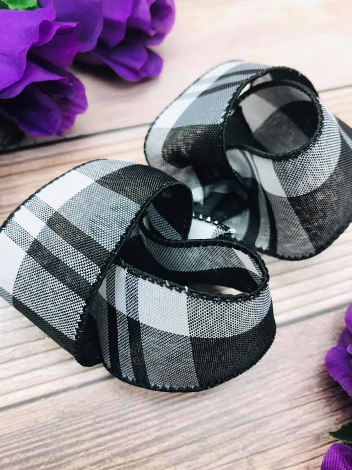 Black and White Plaid
