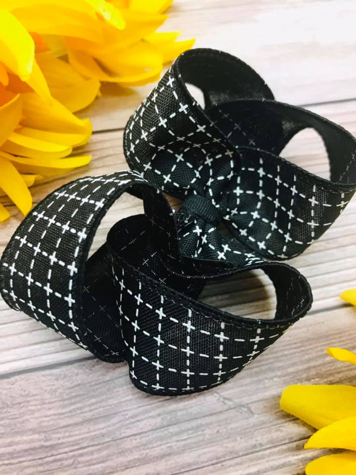 Black and White Stitching