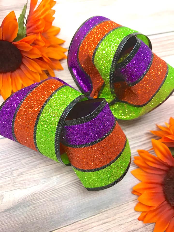Bold Glitter (Purple, Lime, Orange)
