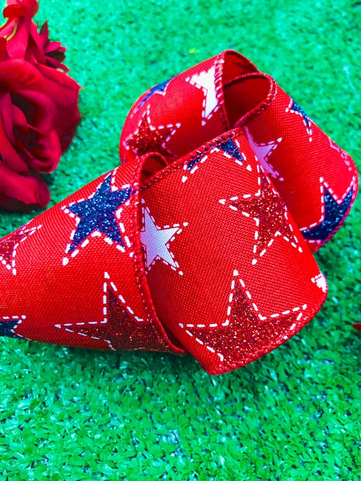 Bursting with Glitter (Red)