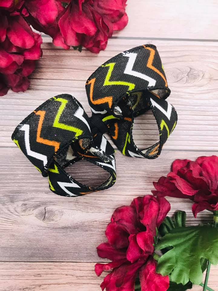 Chevron Lime and Orange
