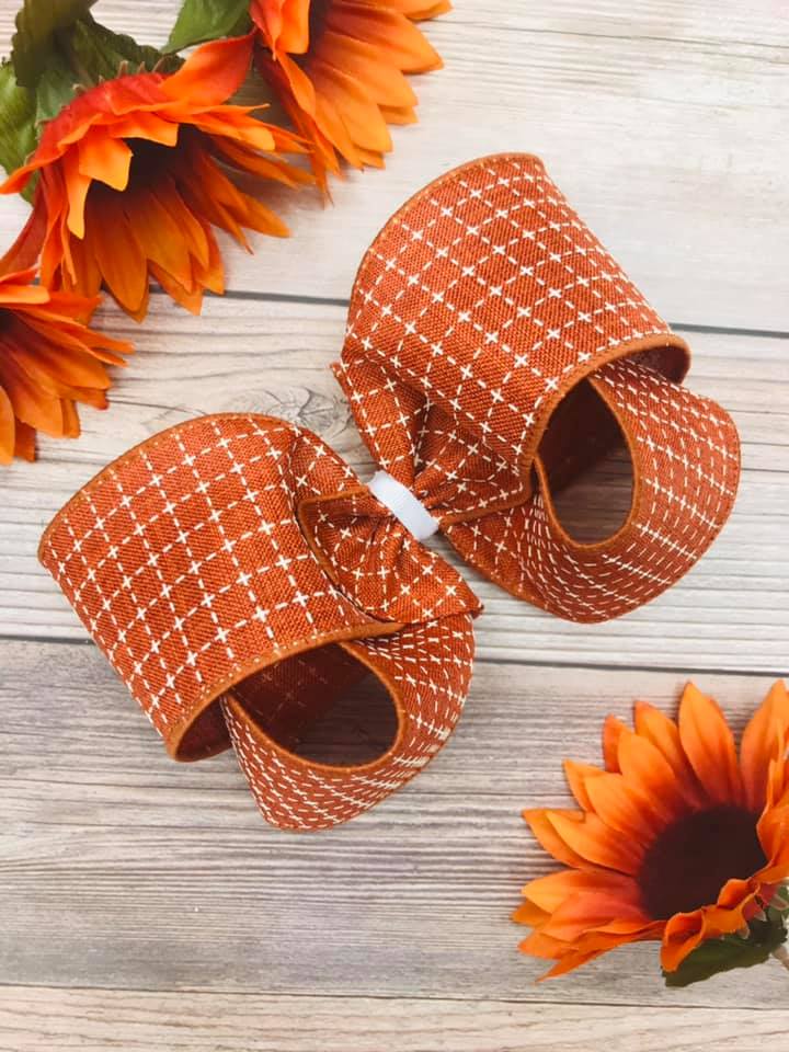Cinnamon and Cream Stitching