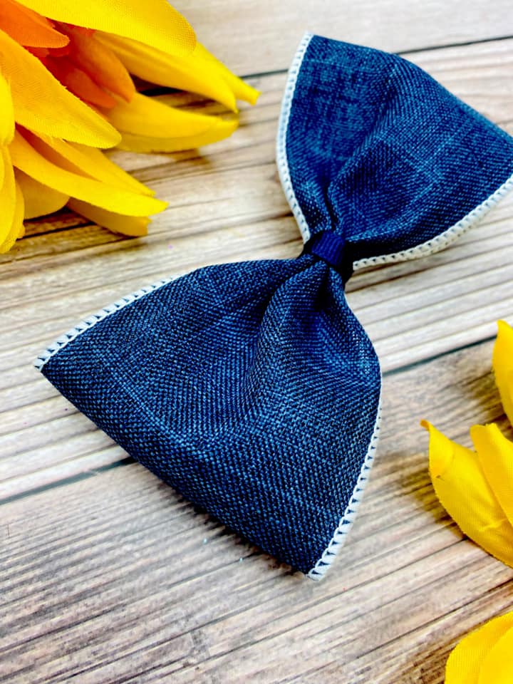 Dark Washed Denim Lined Edge