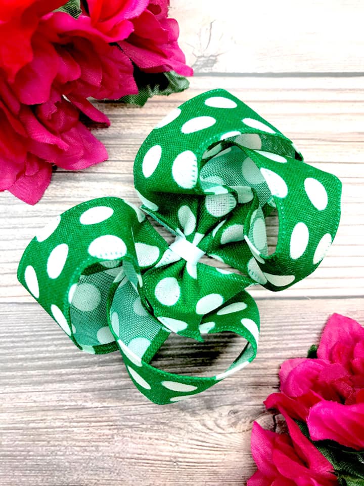 Glittered Dots (Green)