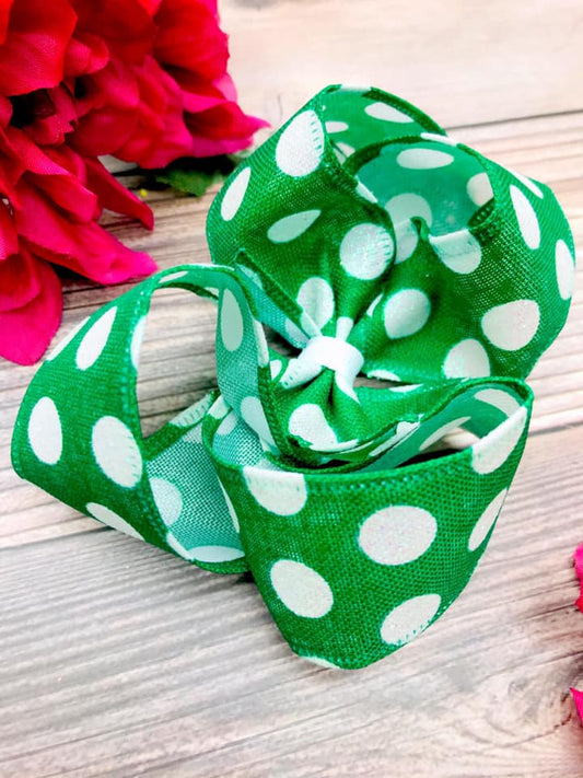 Glittered Dots (Green)