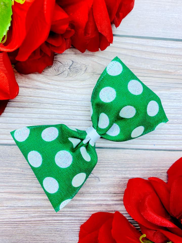Glittered Dots (Green)
