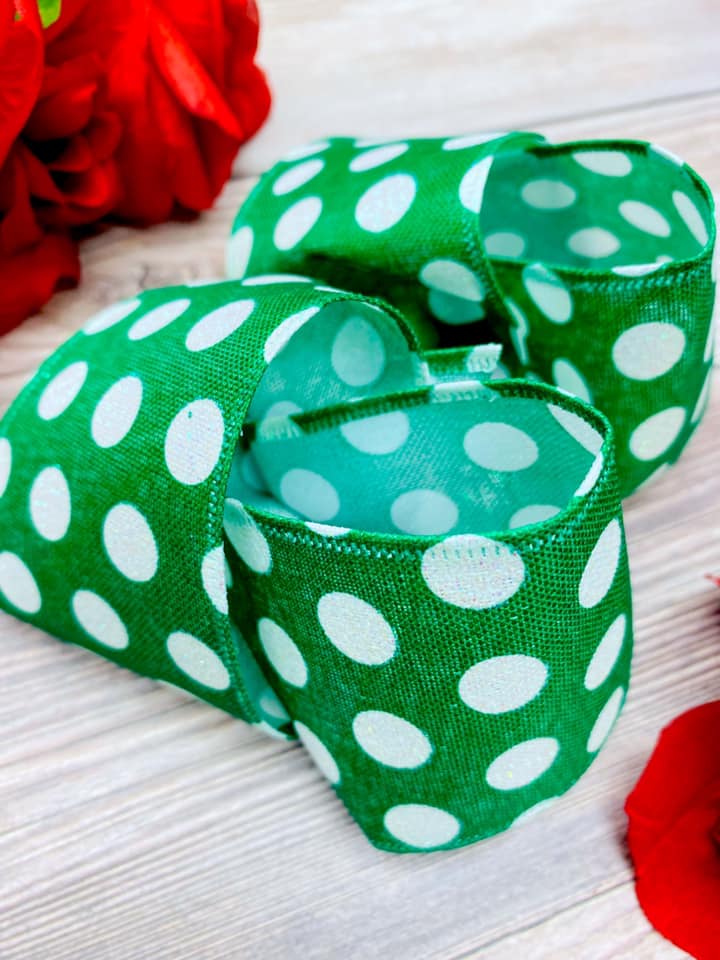 Glittered Dots (Green)