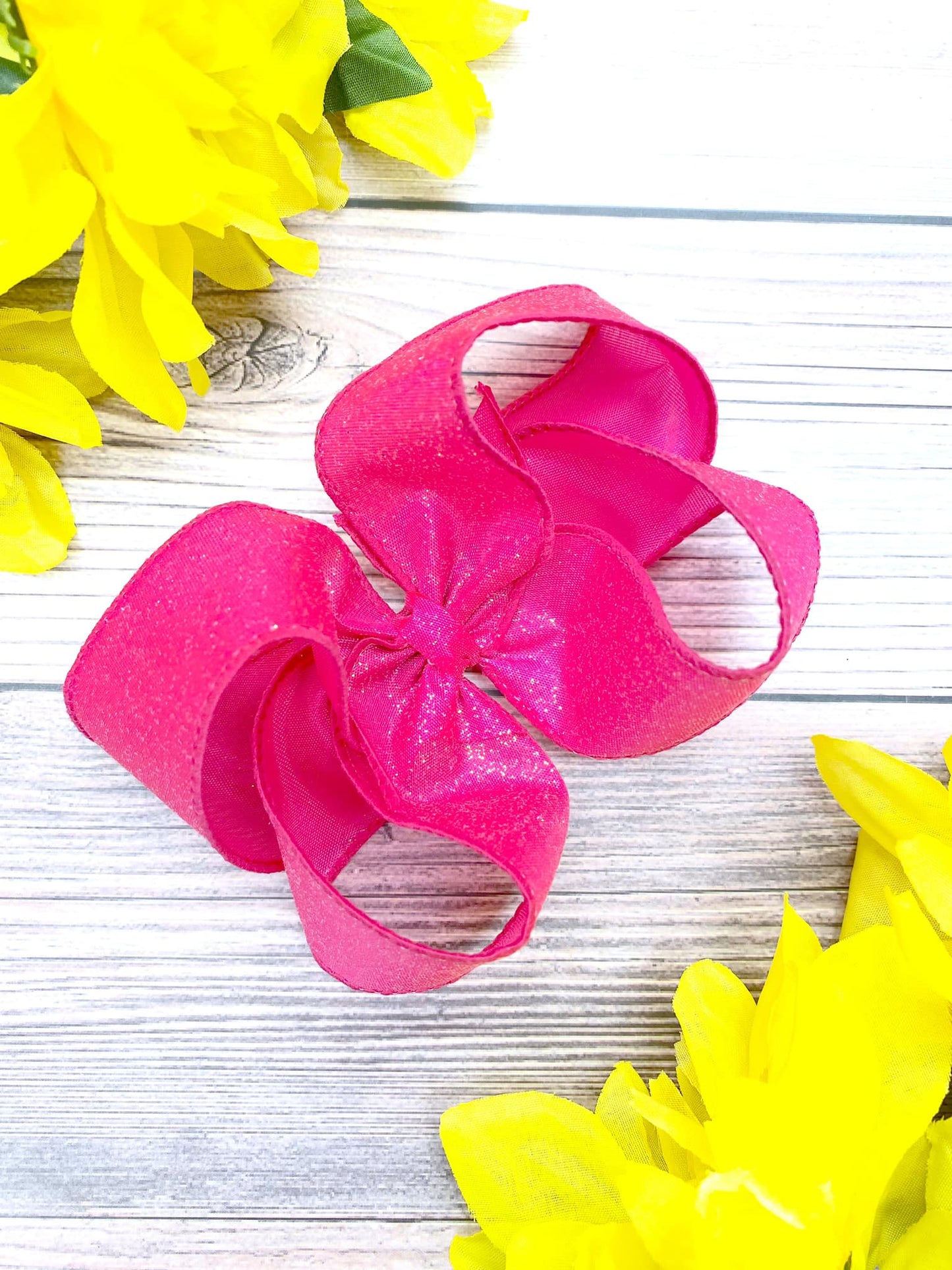 Hot Pink Misted Glitter