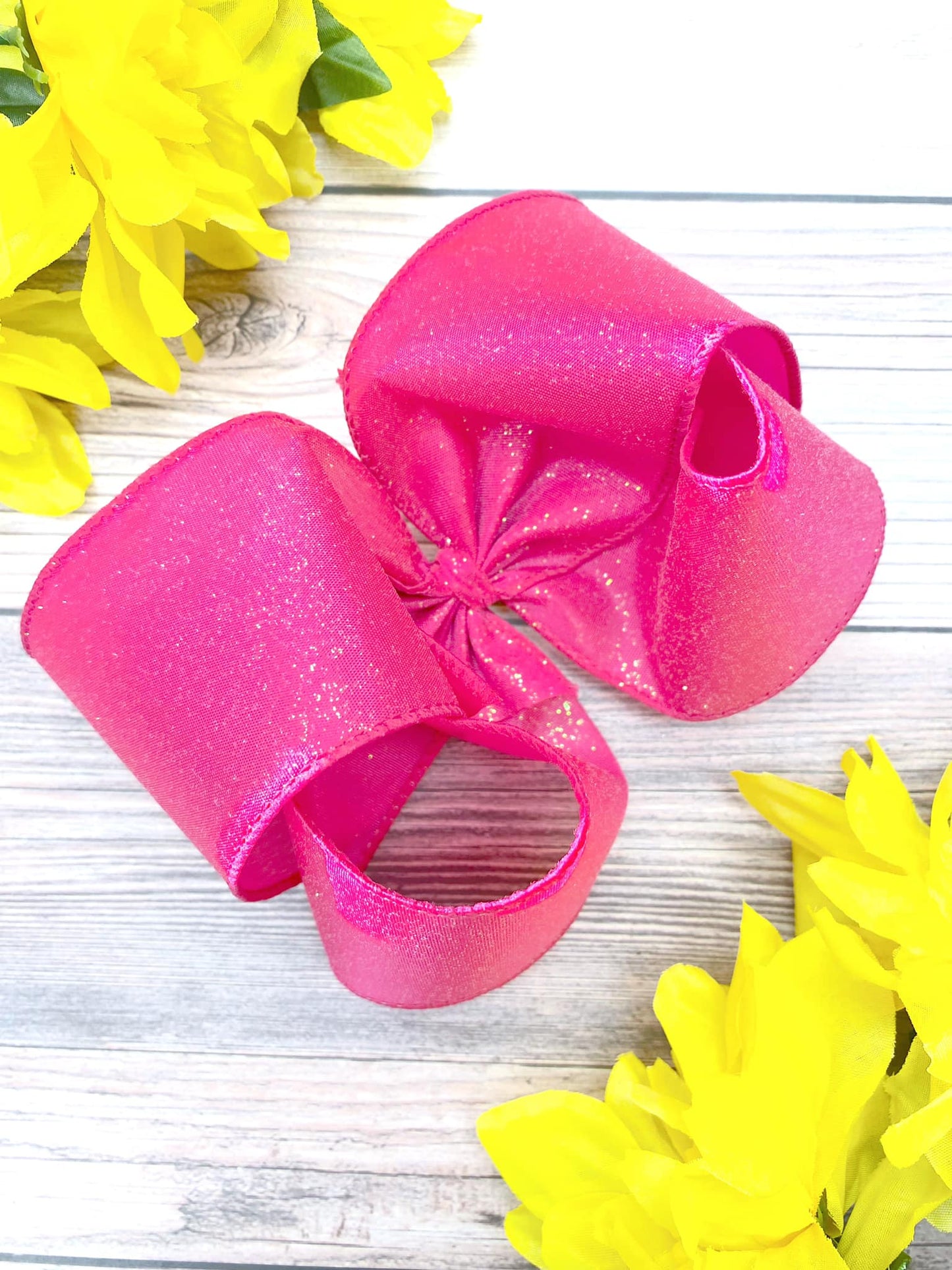 Hot Pink Misted Glitter
