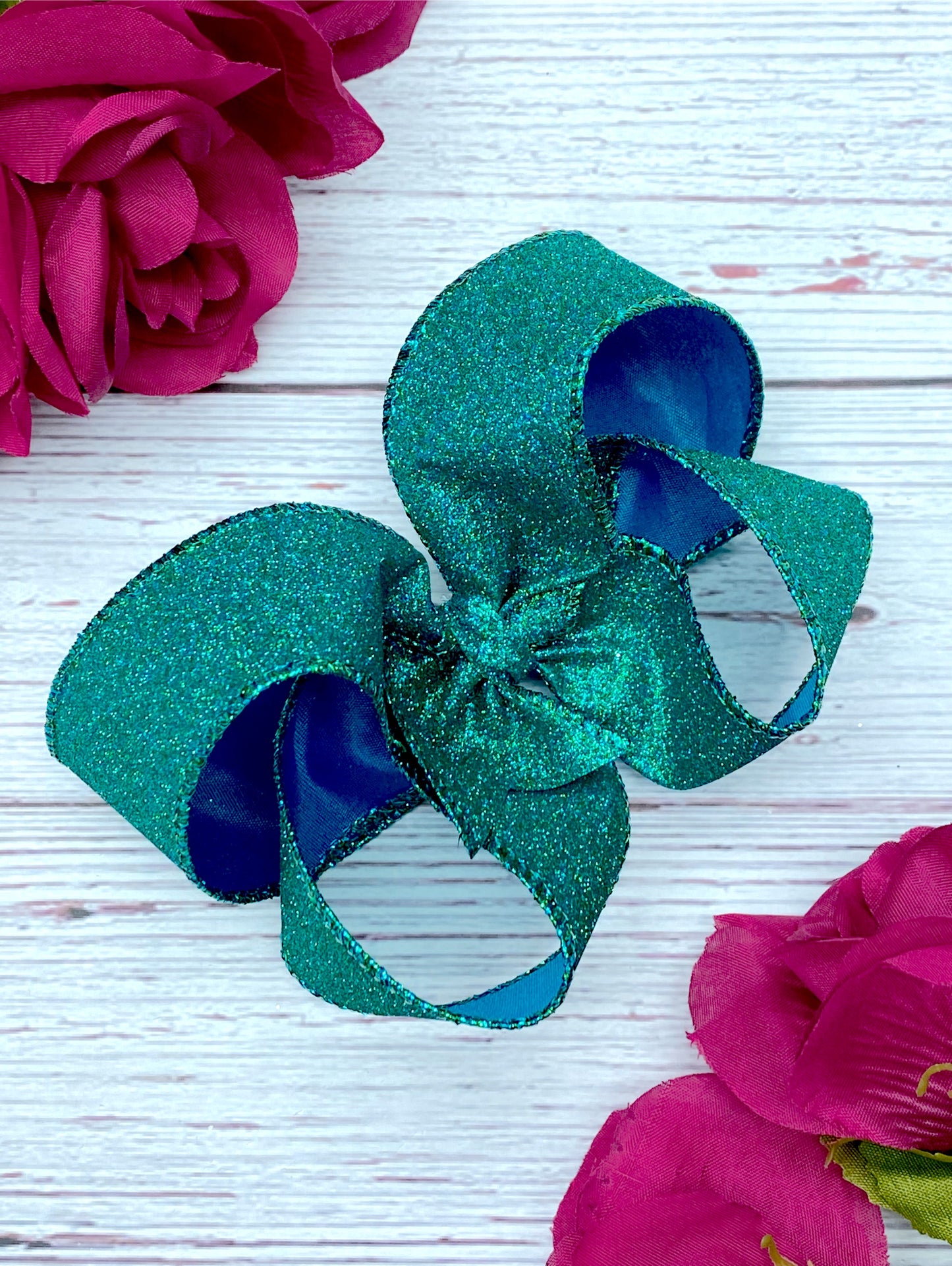 Peacock Blue Smooth Glitter