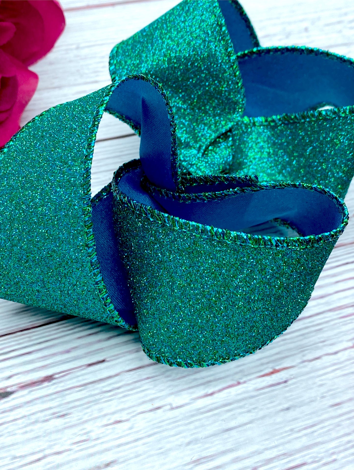 Peacock Blue Smooth Glitter