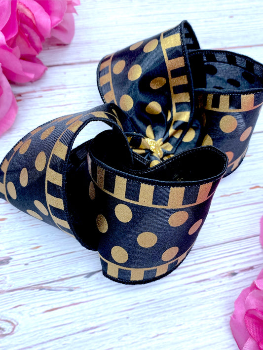 Satin Mix (Black and Gold)