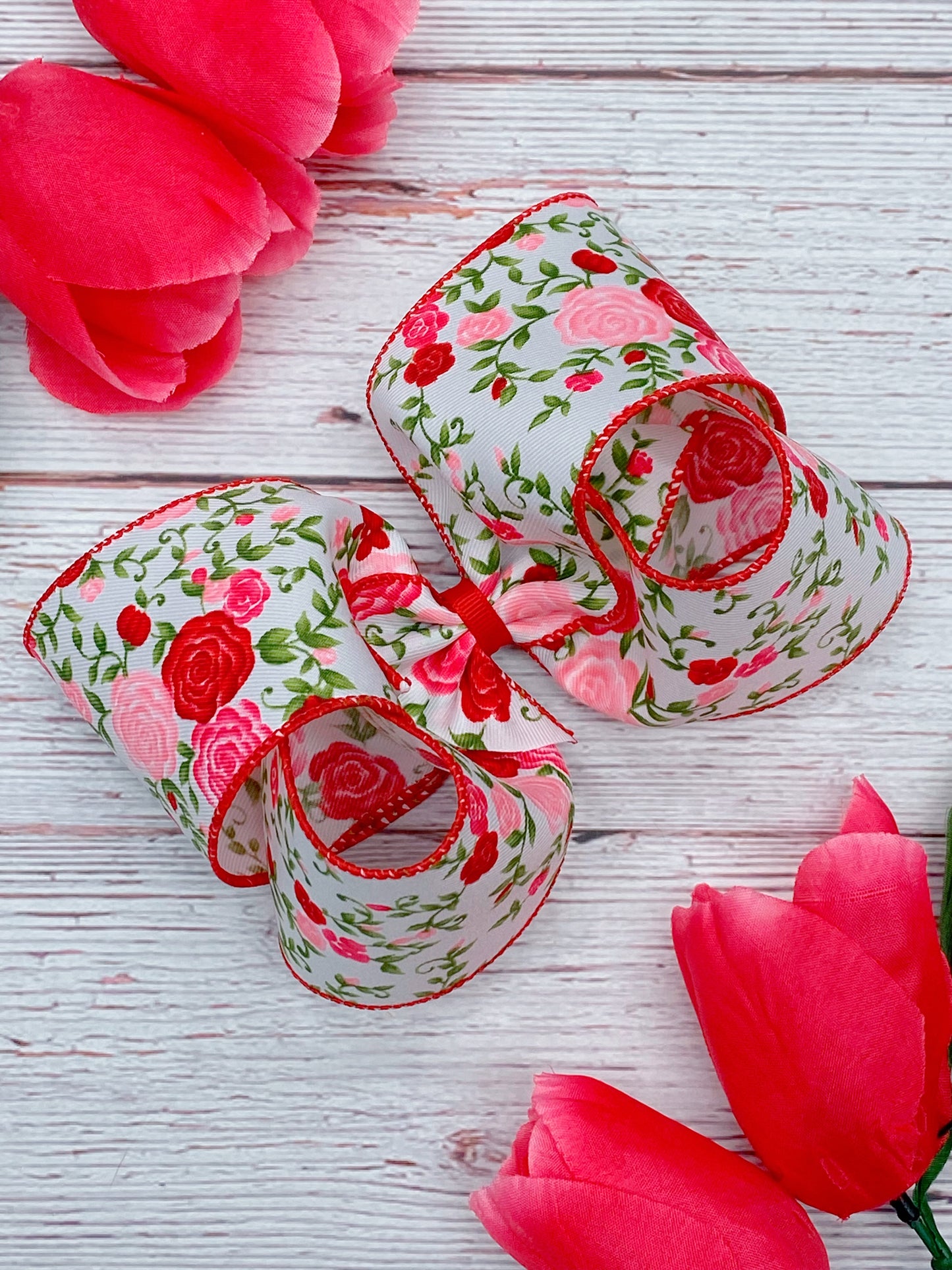 Southern Garden (Red & Pink)