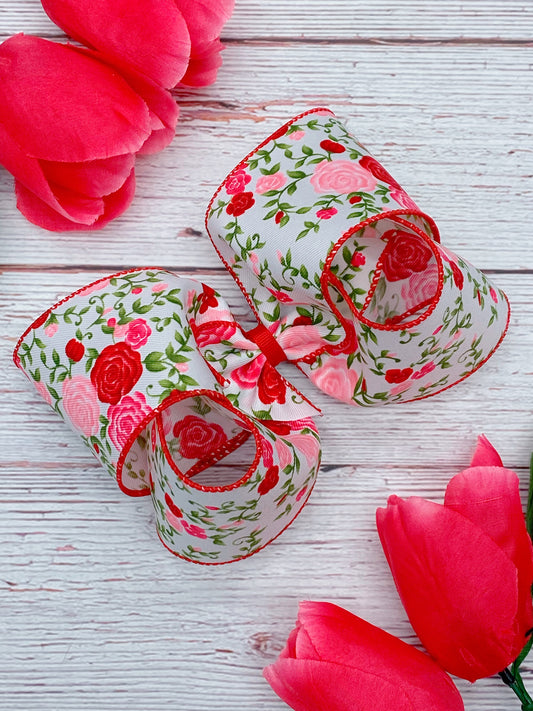Southern Garden (Red & Pink)