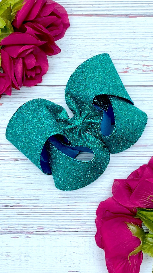 Peacock Blue Smooth Glitter