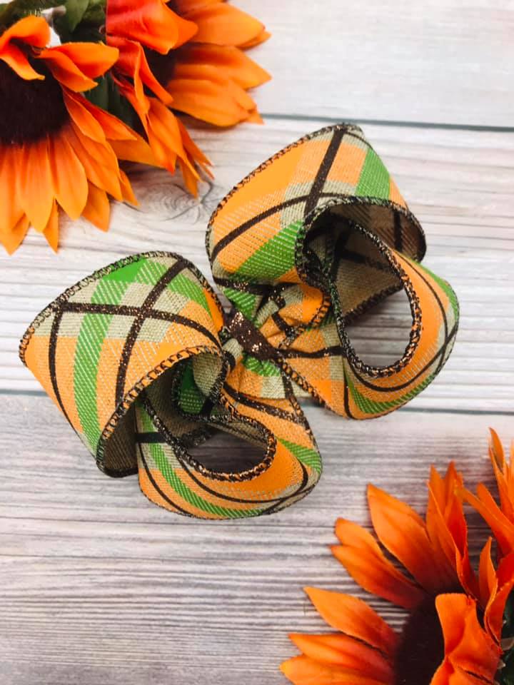 Light Pumpkin Patch Plaid