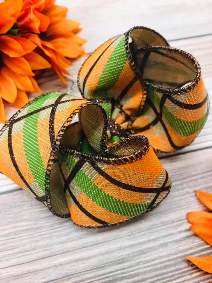 Light Pumpkin Patch Plaid