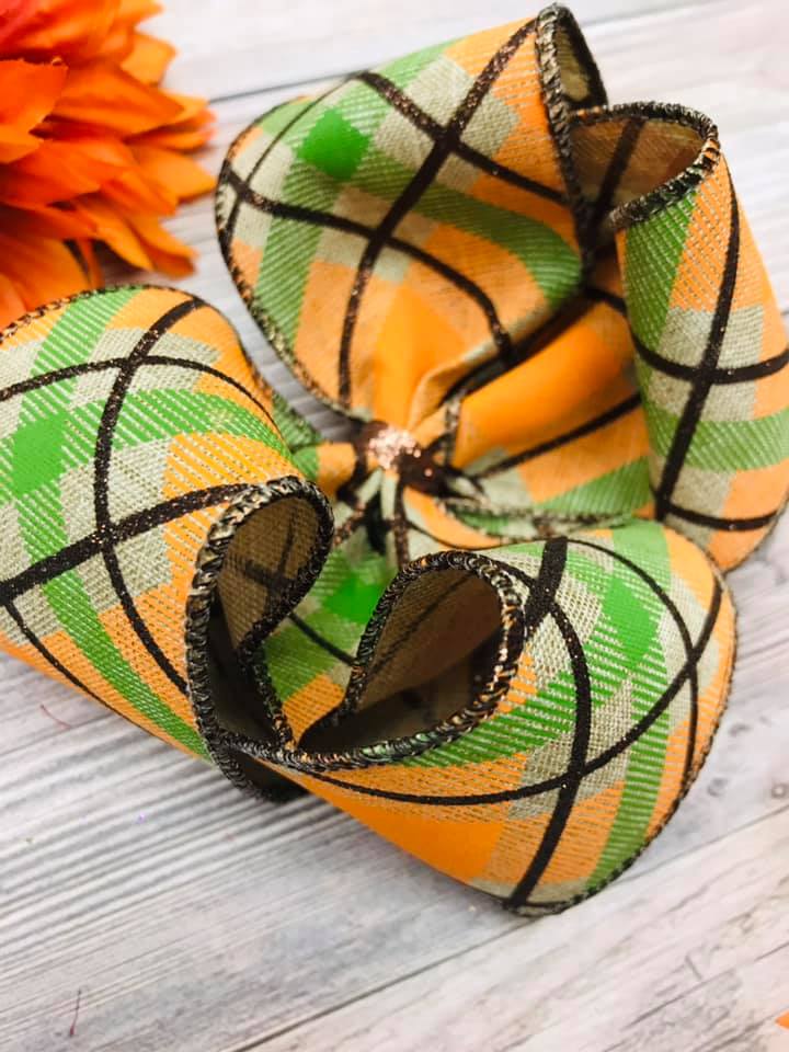 Light Pumpkin Patch Plaid